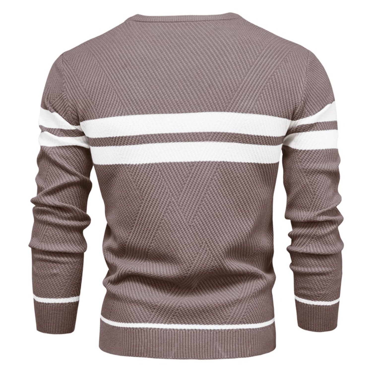 Men's Stripe Crewneck Sweater Pullover