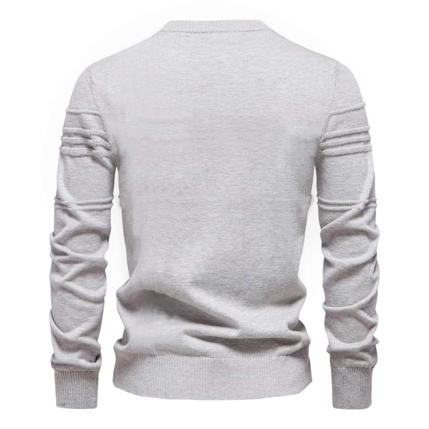 Men's Crosshatch Crew Neck Knit Sweater