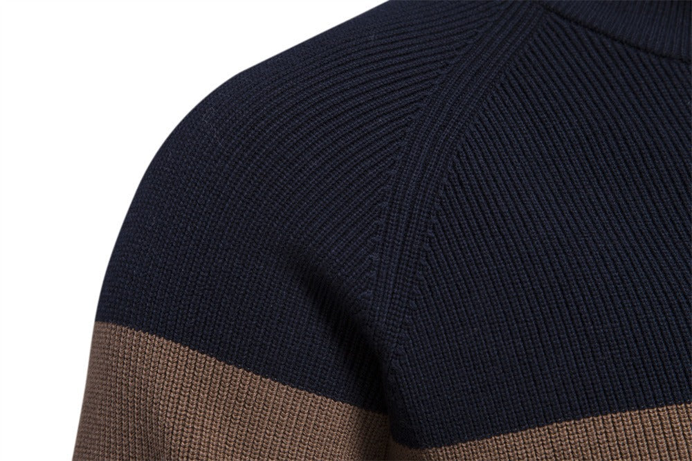 Zip-Up Knit Cardigan
