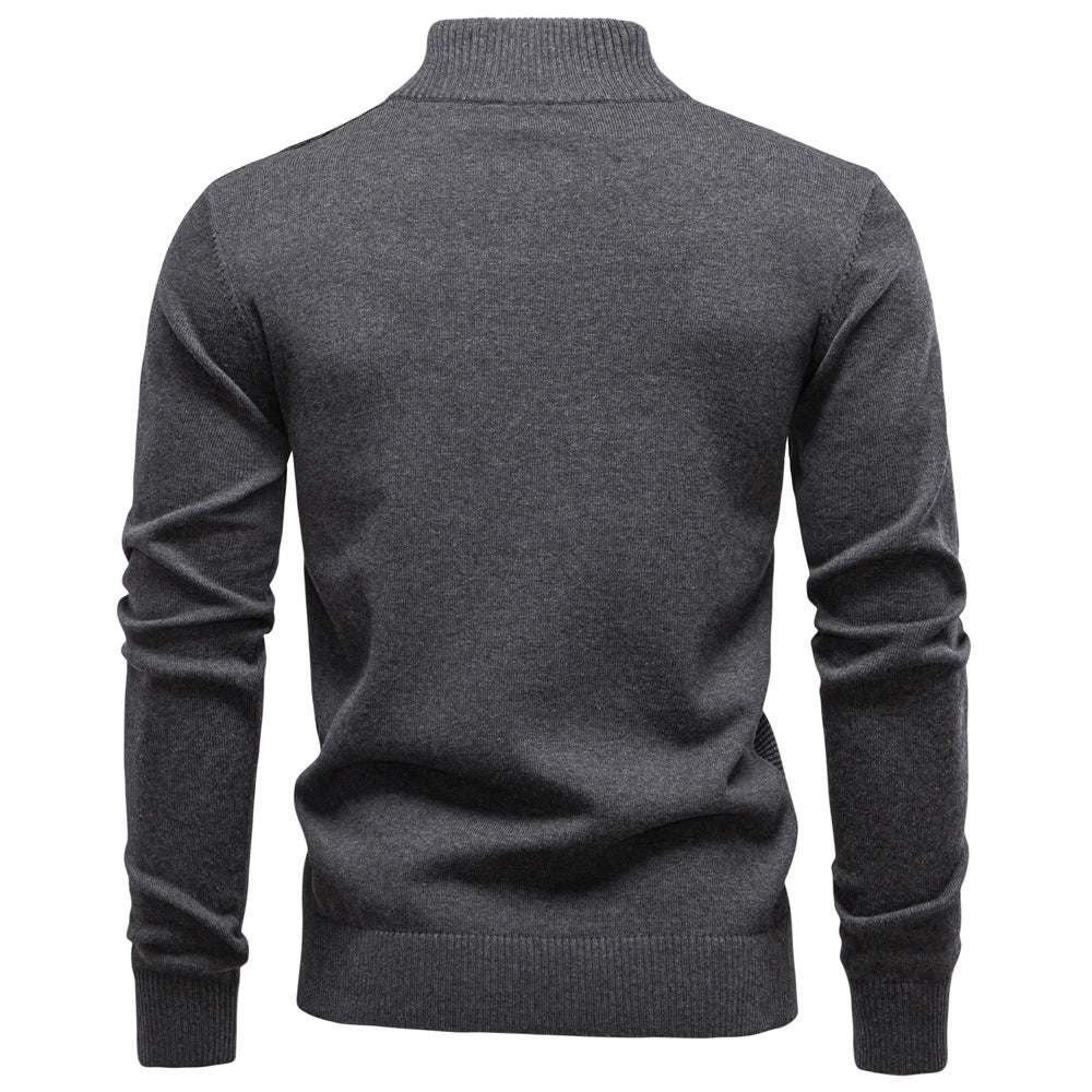 Men’s  Half-Zip Knit Sweater