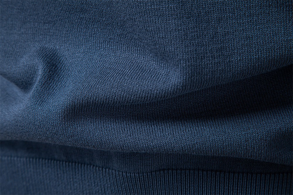 Men’s Jacquard V-Neck Knit Sweater