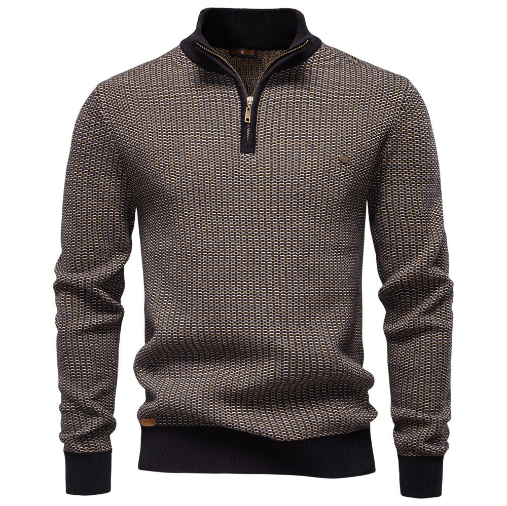 Men’s Stand Collar Sweater