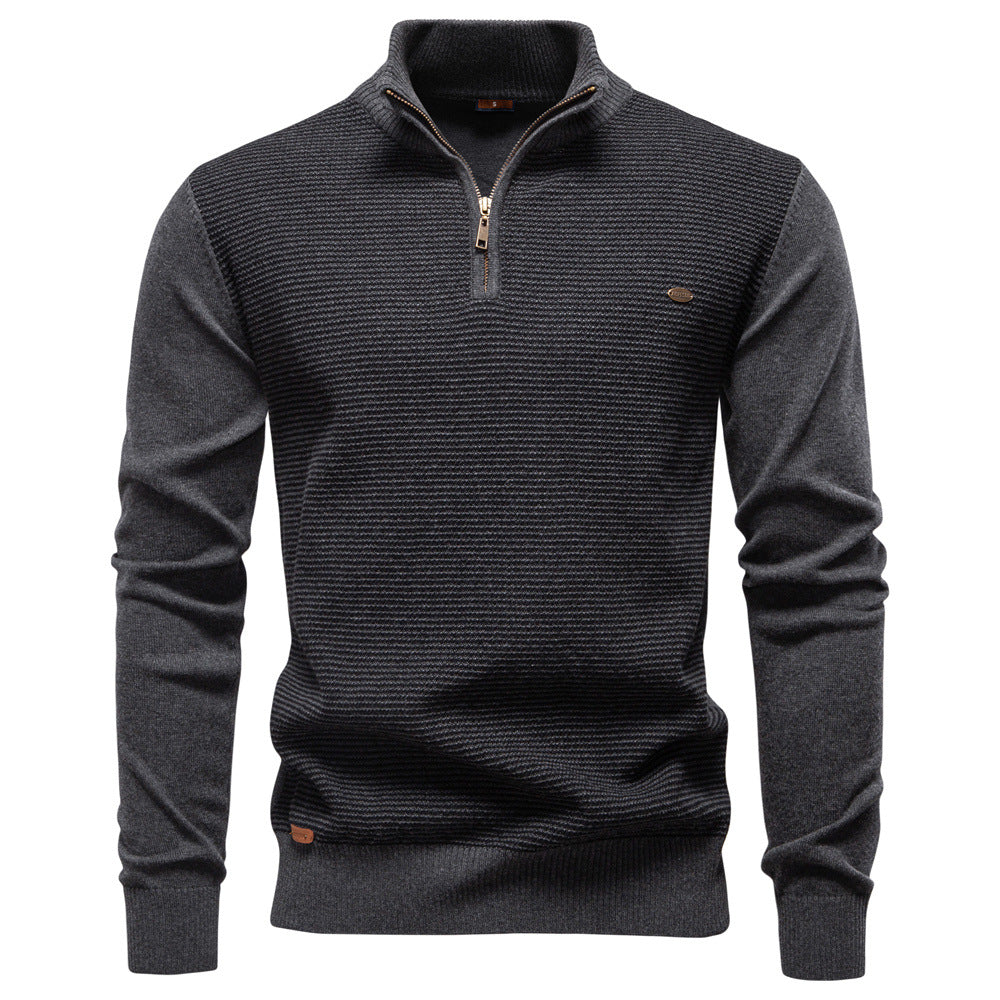 Men’s  Half-Zip Knit Sweater