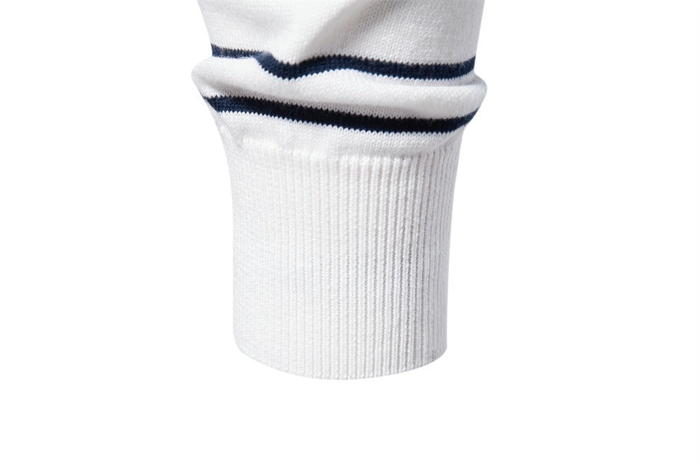 Classic Striped Crewneck Knit Sweater