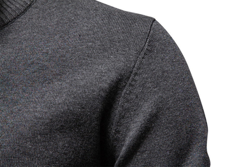 Classic Half-Zip Knit Sweater