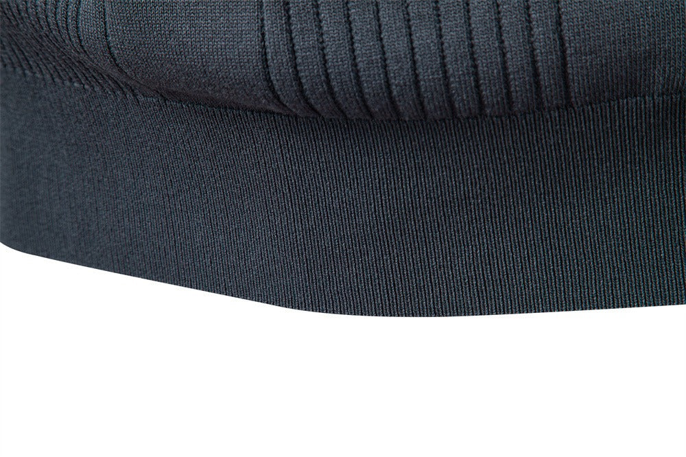 Men’s Half-Zip Knit Polo Sweater