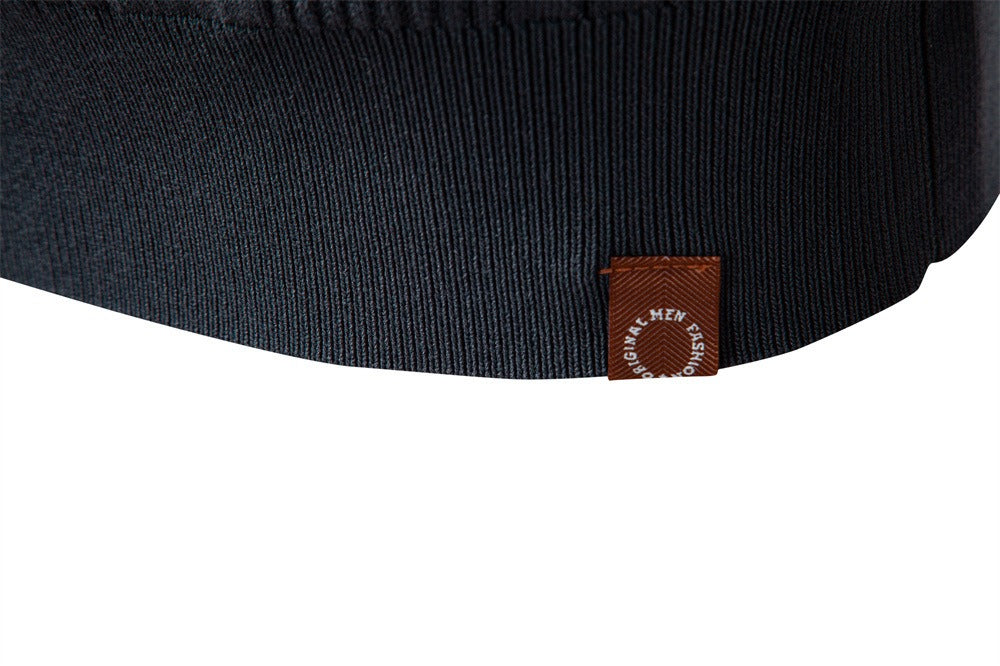 Men’s Half-Zip Knit Polo Sweater