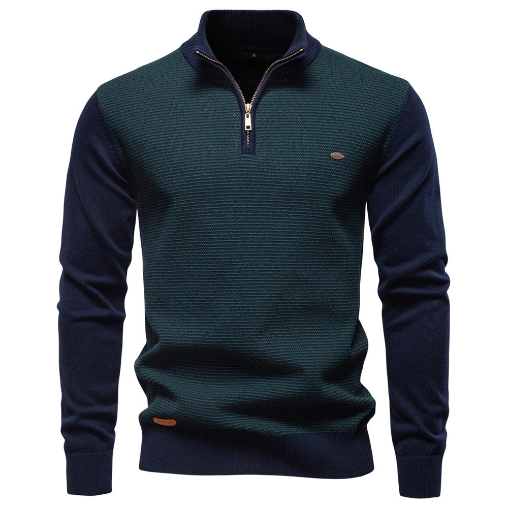 Men’s  Half-Zip Knit Sweater