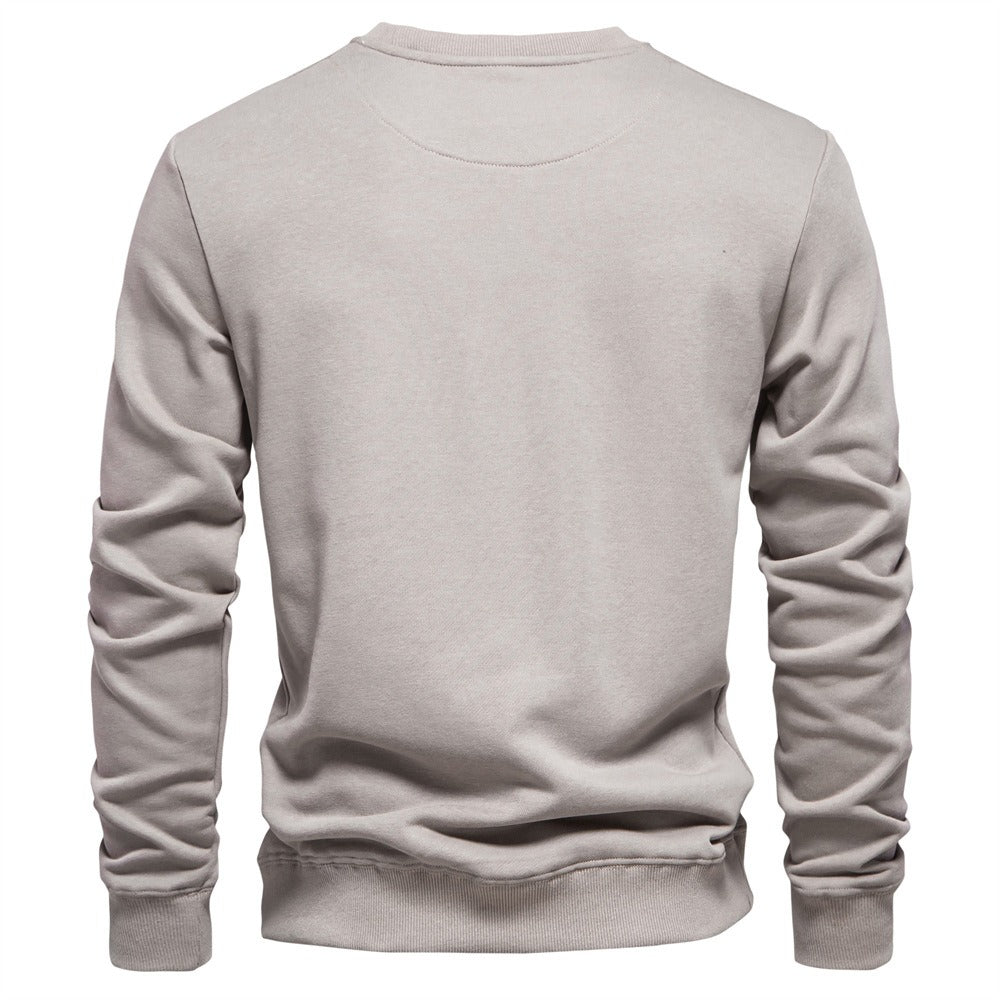 Solid Crewneck Sweatshirt