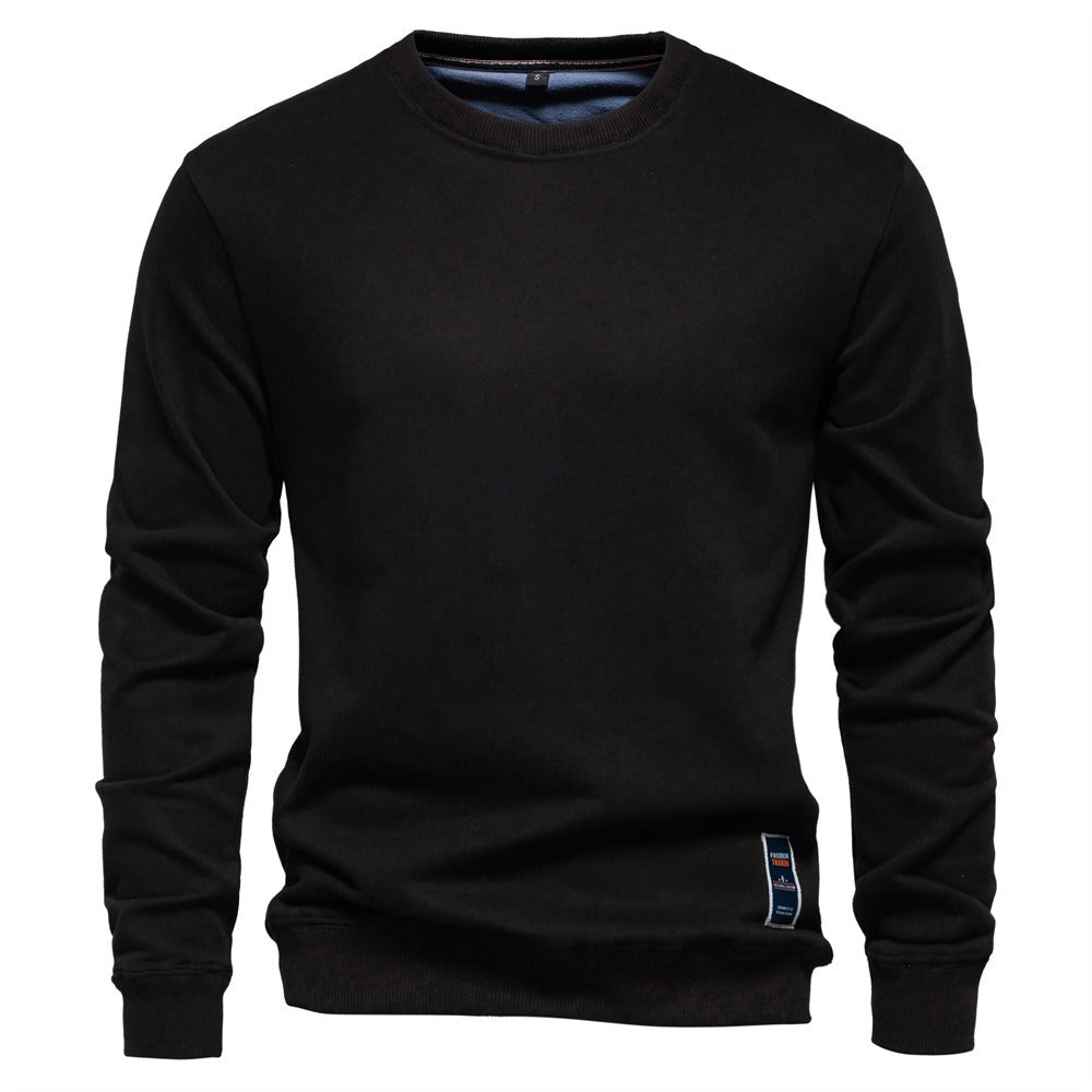 Solid Crewneck Sweatshirt
