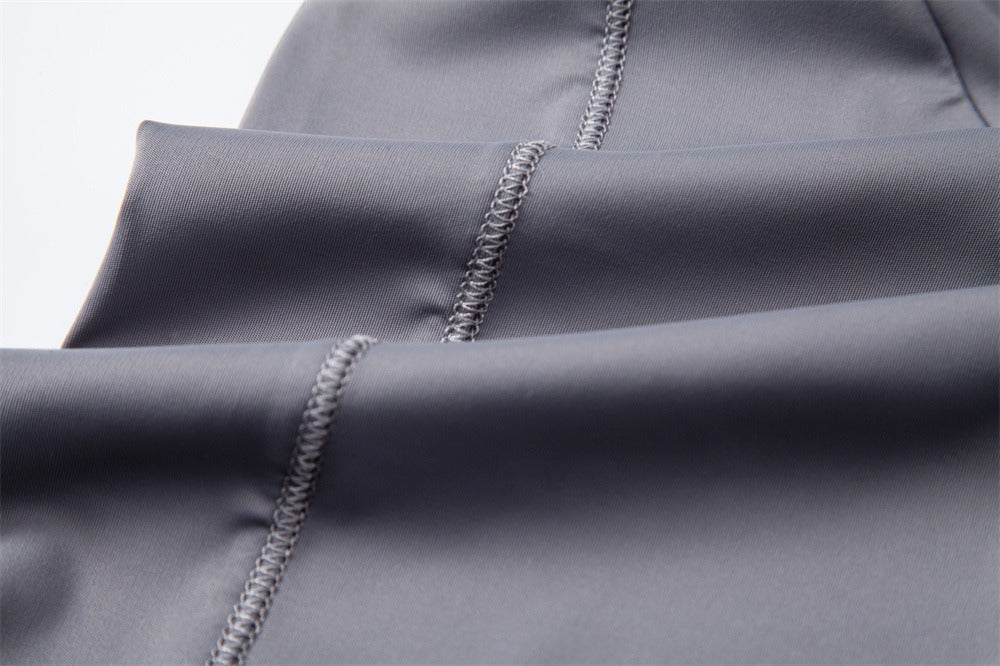 Men’s Half-Zip Active Long Sleeve T-Shirt