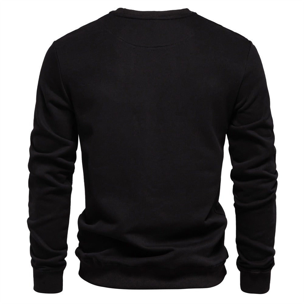Solid Crewneck Sweatshirt