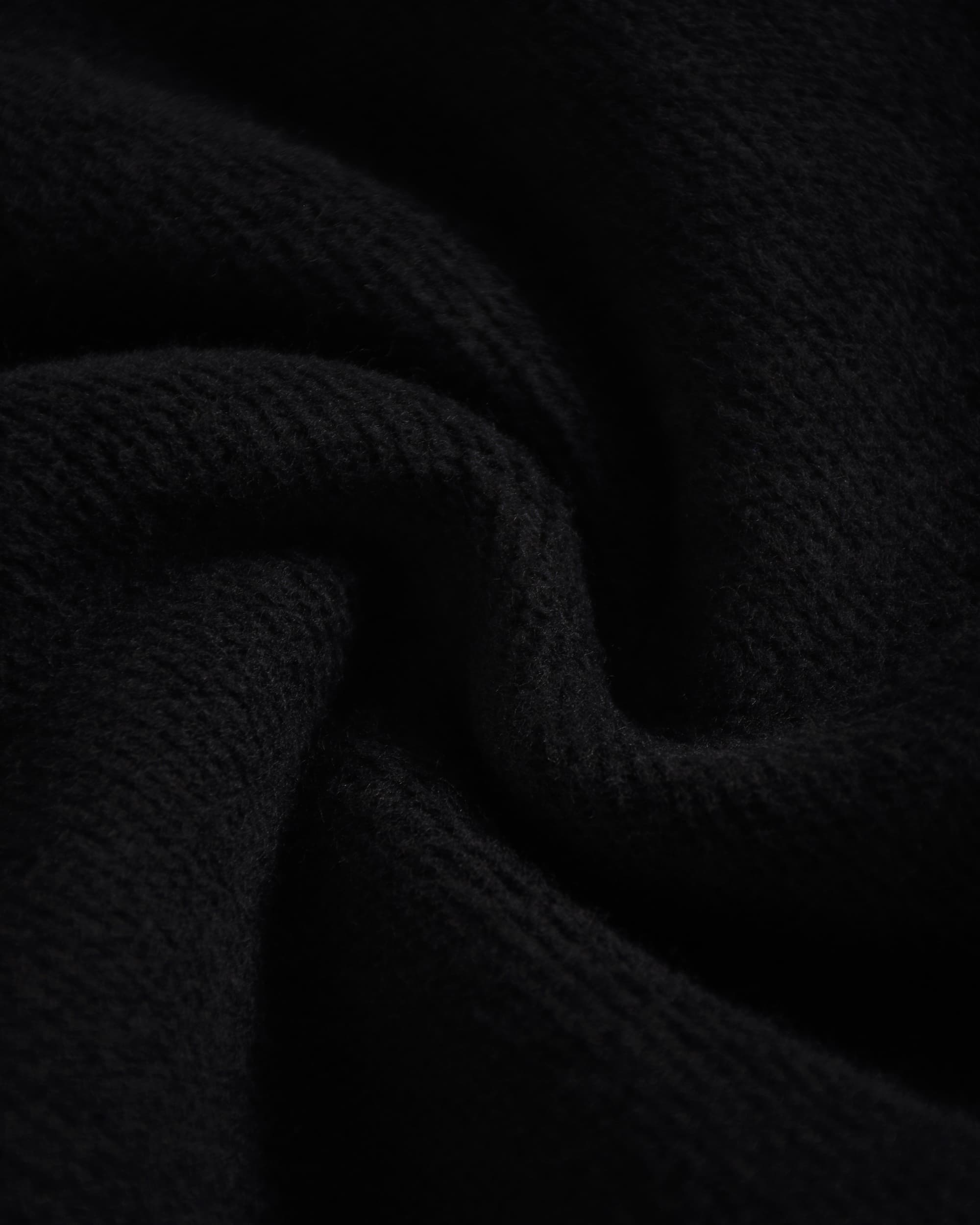 Black Oversized Travel Essentials Hoodie