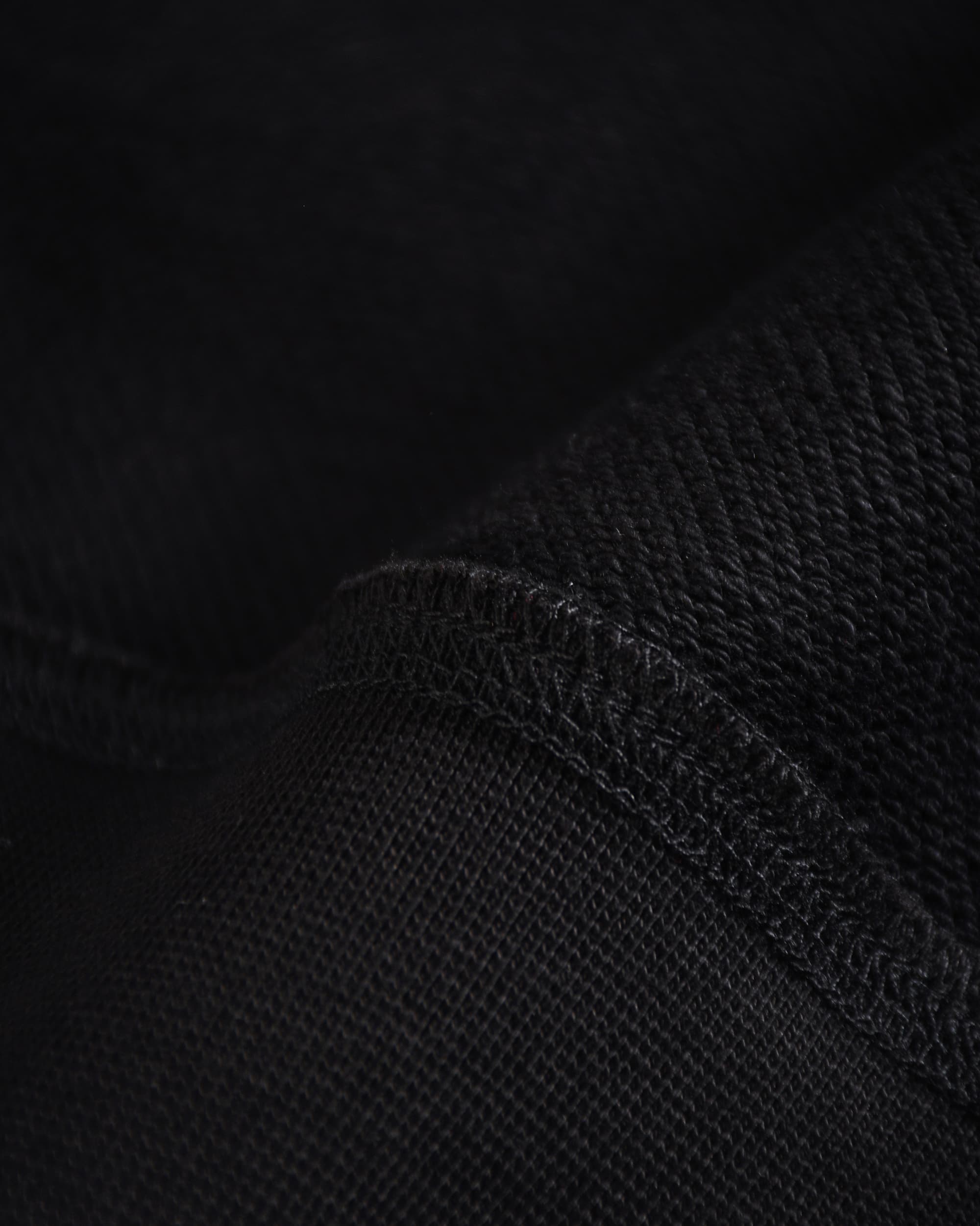 470g Black Crewneck Sweatshirt