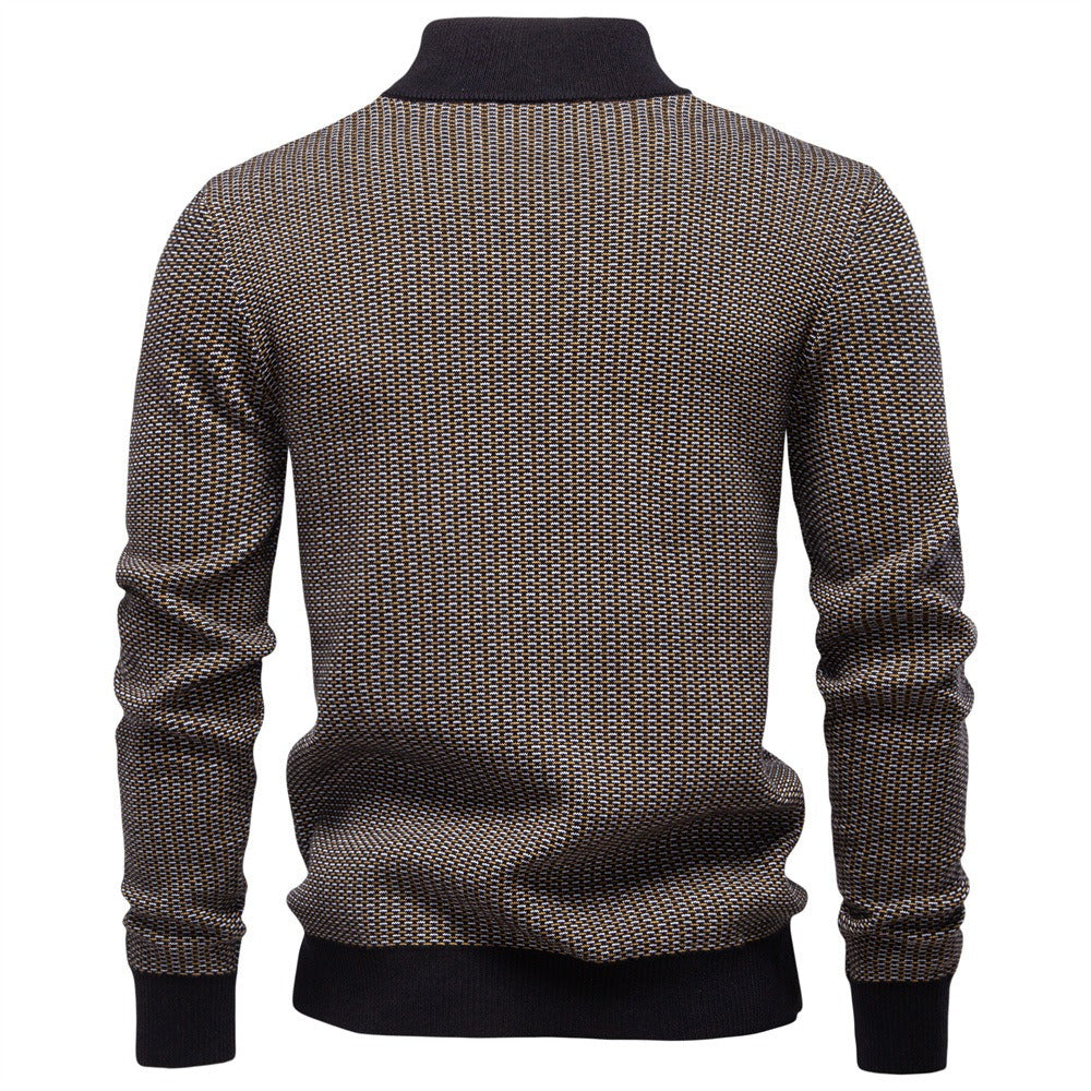 Men’s Stand Collar Sweater