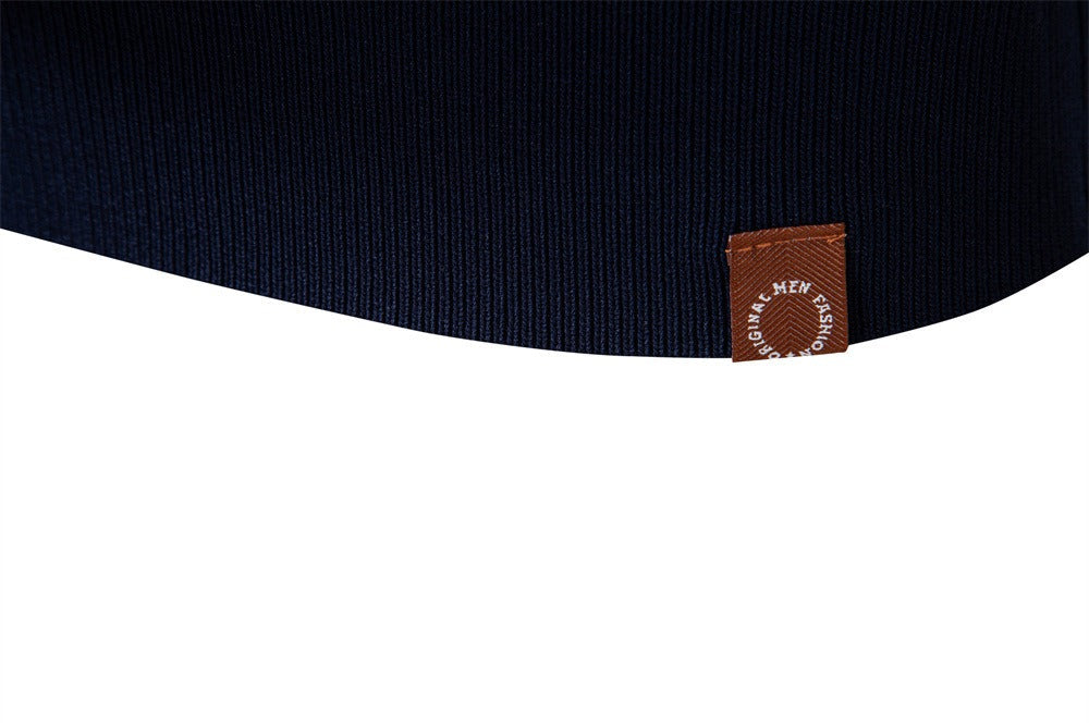 Men’s Half-Zip Knit Polo Sweater