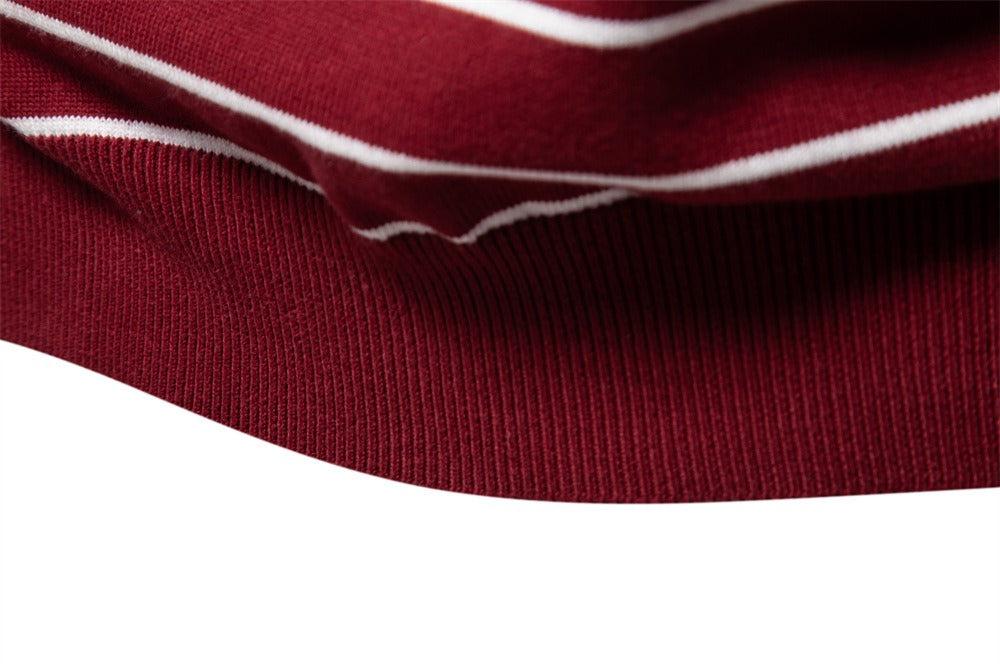 Classic Striped Crewneck Knit Sweater