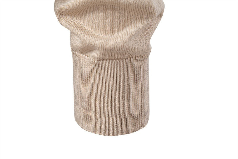 Men’s Jacquard V-Neck Knit Sweater