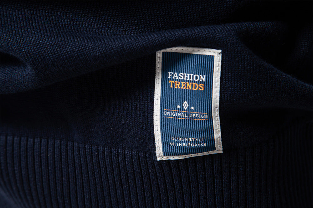 Classic Half-Zip Knit Sweater