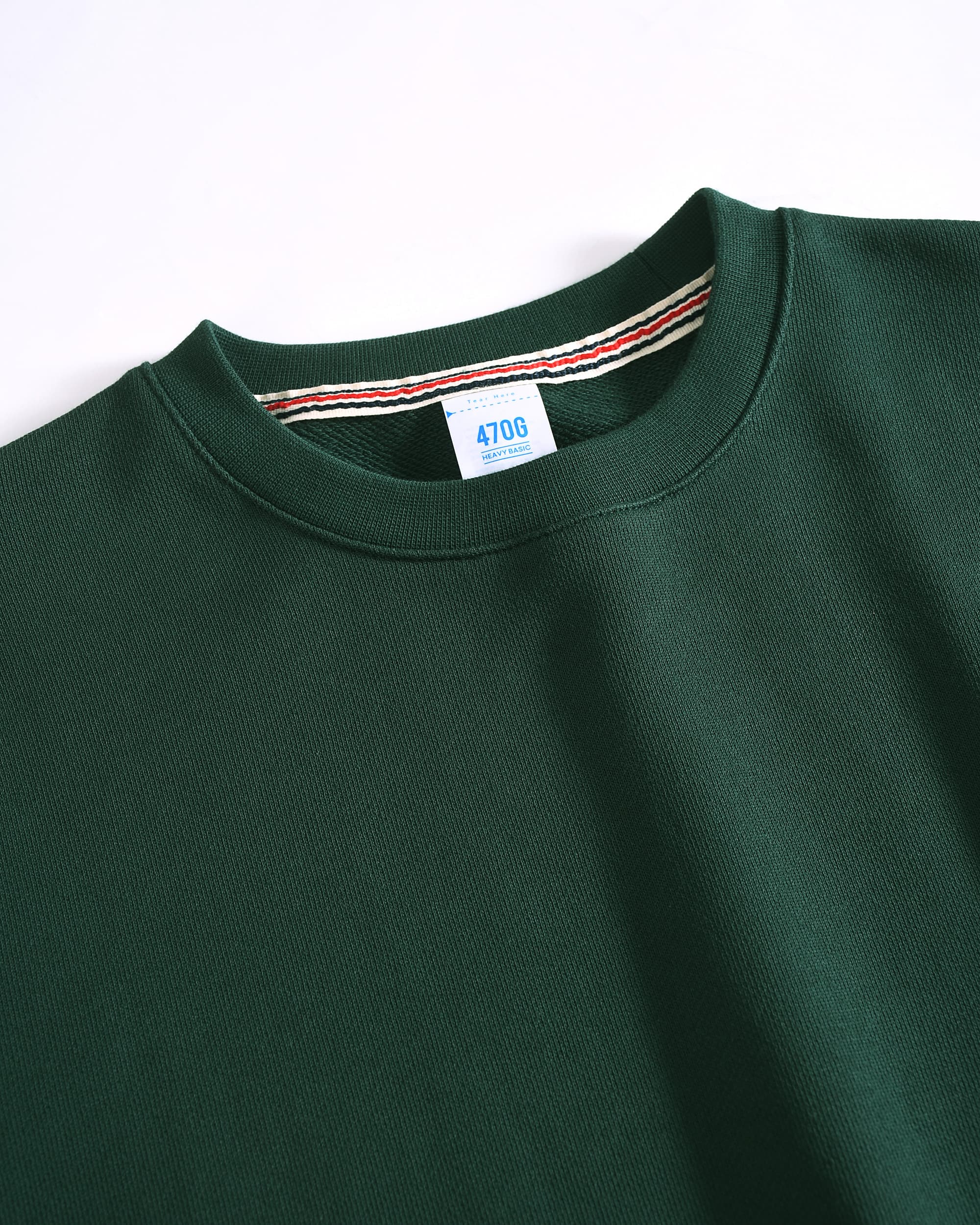 470g Pine Green Crewneck Sweatshirt