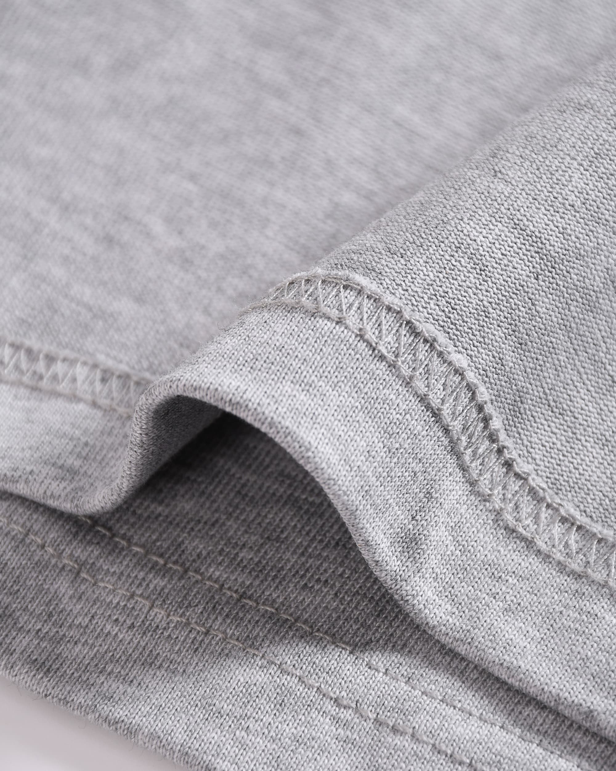 Light Gray Oversized Cotton T-Shirt