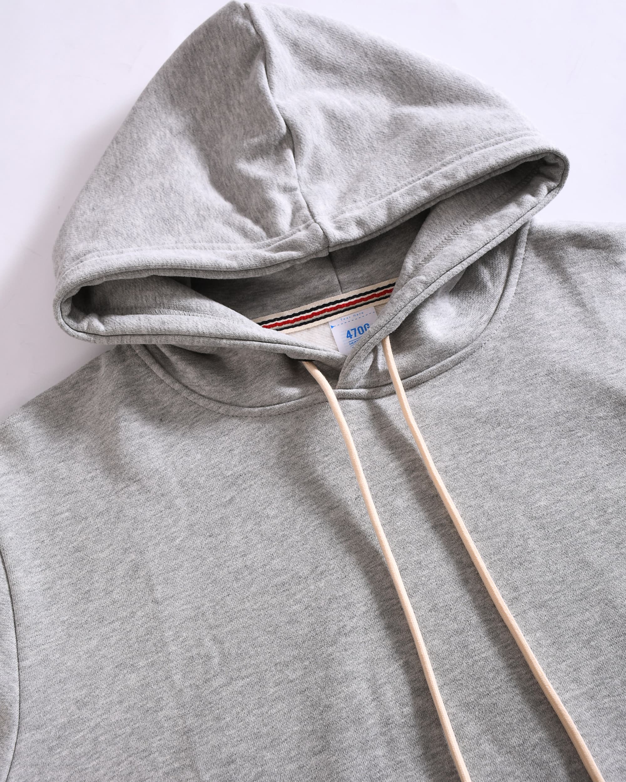 Soft Gray Oversized Weighted Hoodie