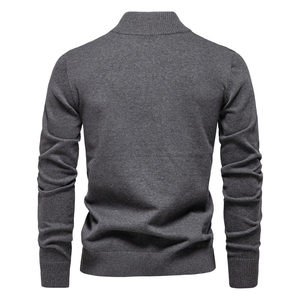 Classic Half-Zip Knit Sweater