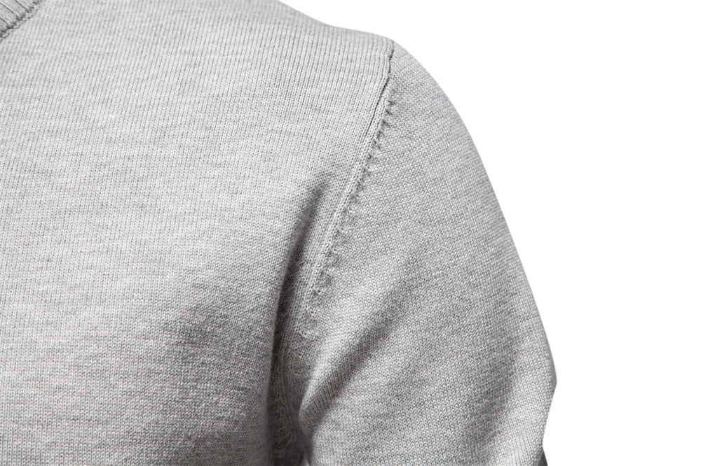 Classic Half-Zip Knit Sweater