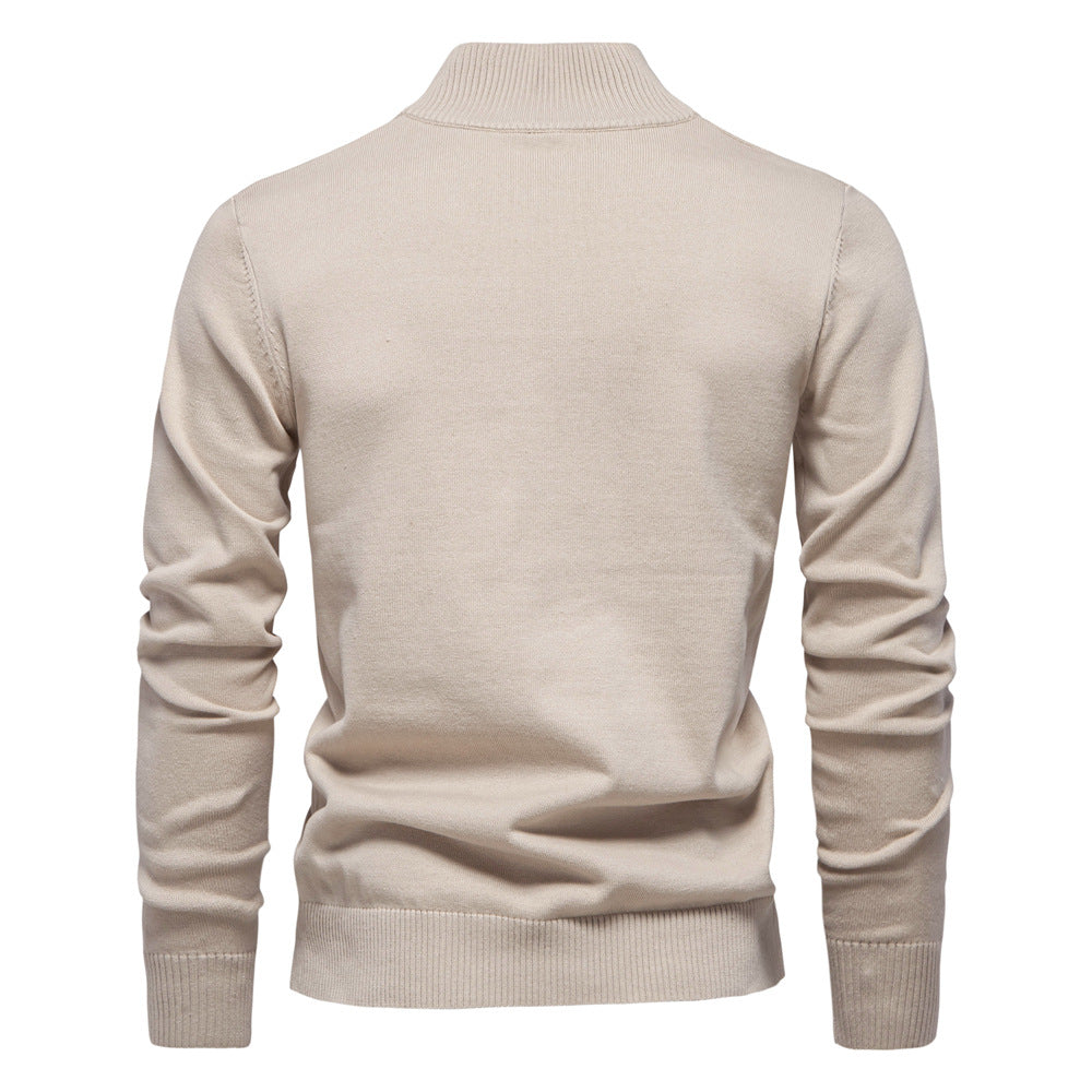 Classic Half-Zip Knit Sweater