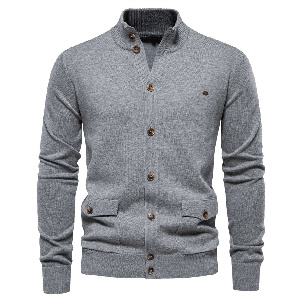 Button Cardigan Sweater