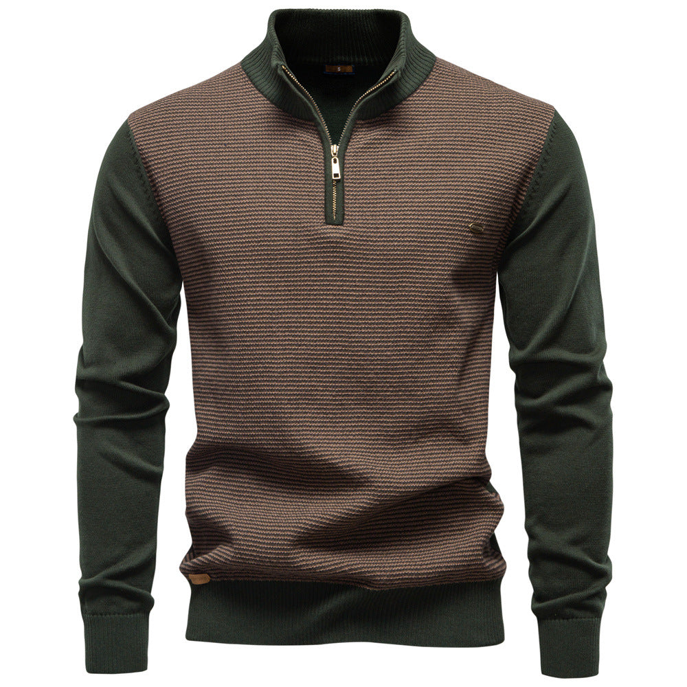 Men’s  Half-Zip Knit Sweater