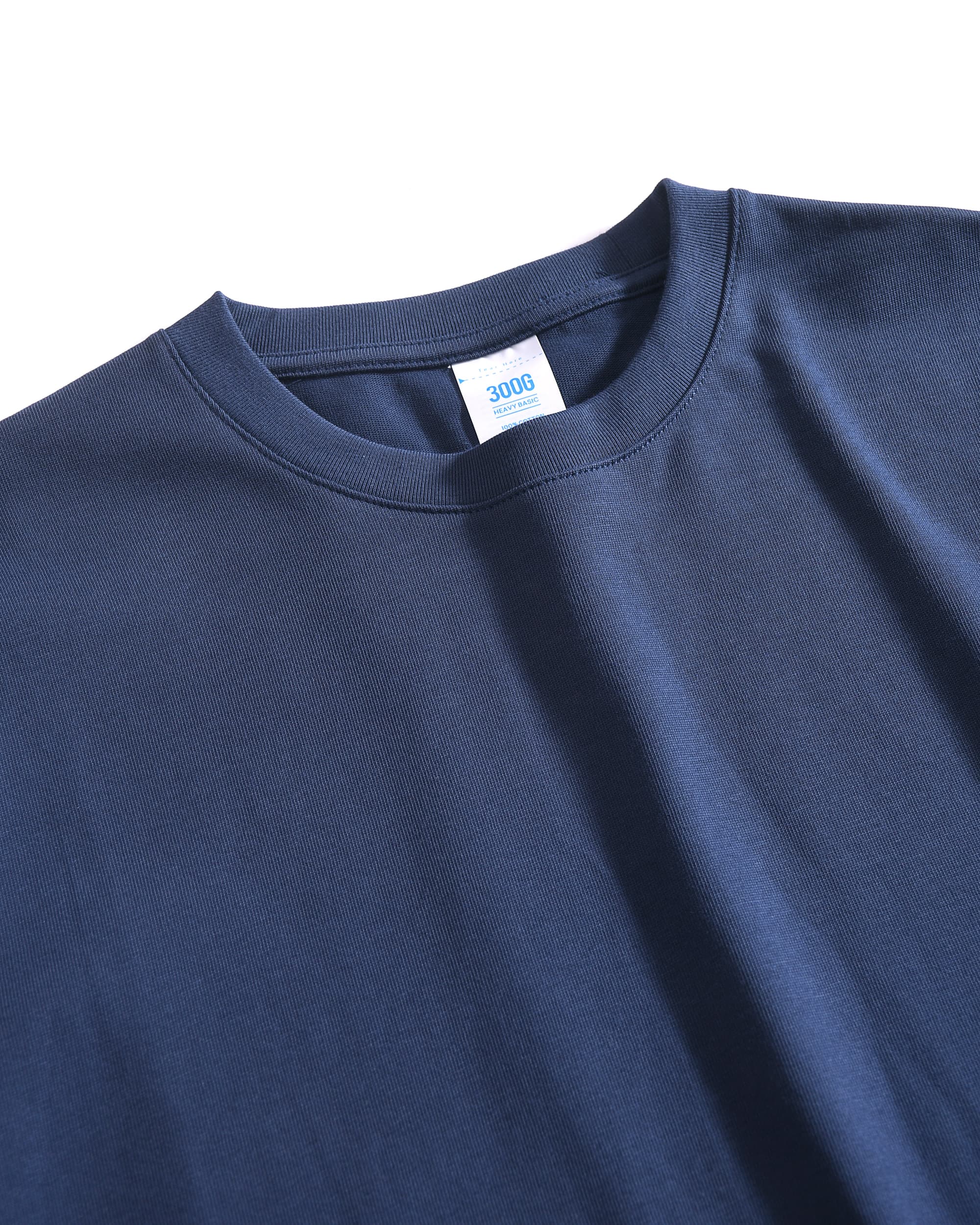 Deep Navy Oversized Cotton T-Shirt