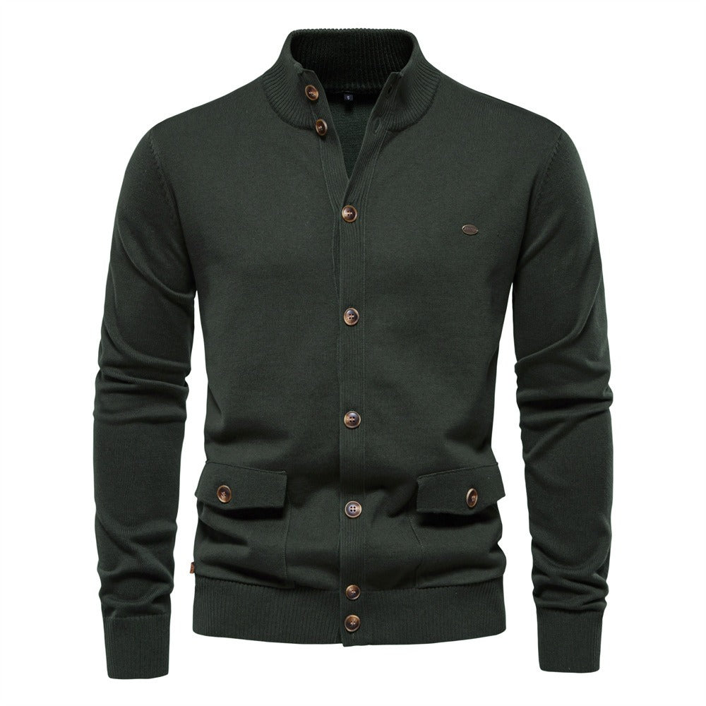 Button Cardigan Sweater