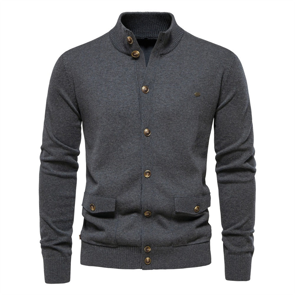 Button Cardigan Sweater