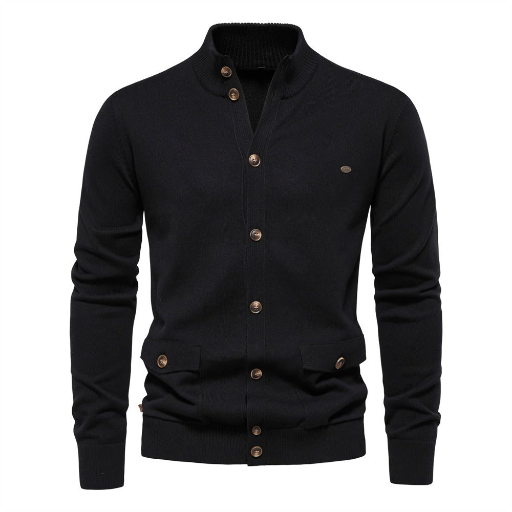 Button Cardigan Sweater