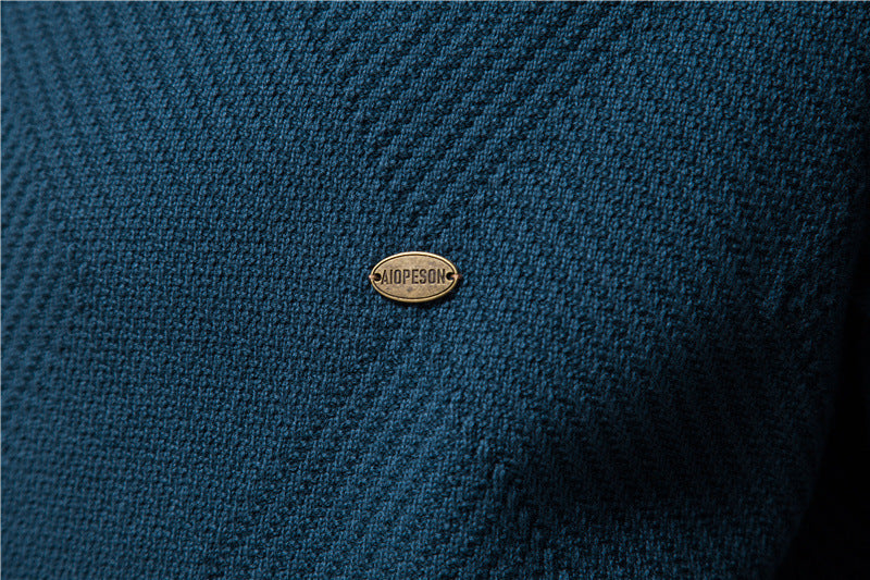 Men’s Jacquard Full-Zip Cardigan