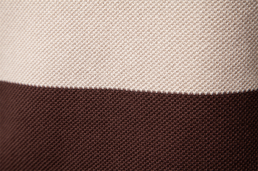 Classic Colorblock Half-Zip Sweater