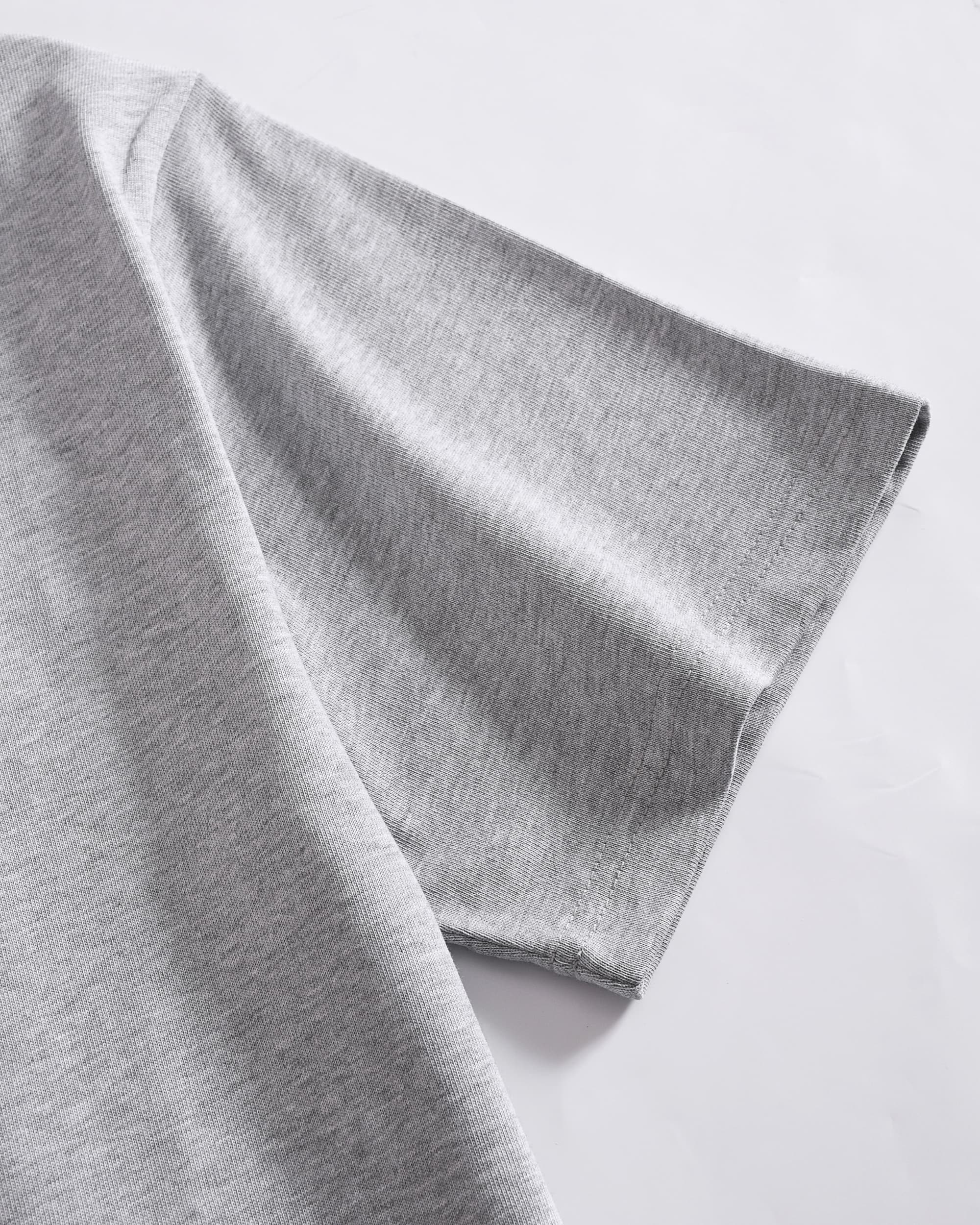 Light Gray Oversized Cotton T-Shirt