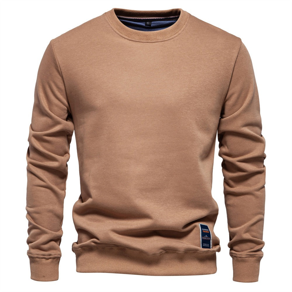 Solid Crewneck Sweatshirt