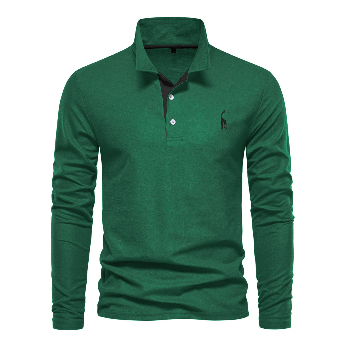 Men’s Mock Neck Long Sleeve T-Shirt
