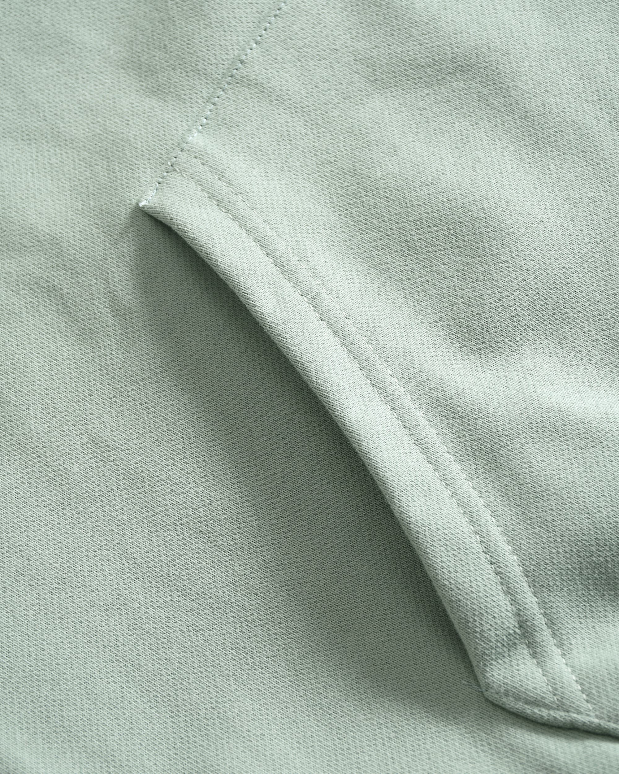 Mint Green Weighted Cotton Hoodie