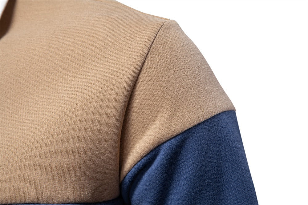 Men’s Colorblock Polo Sweatshirt