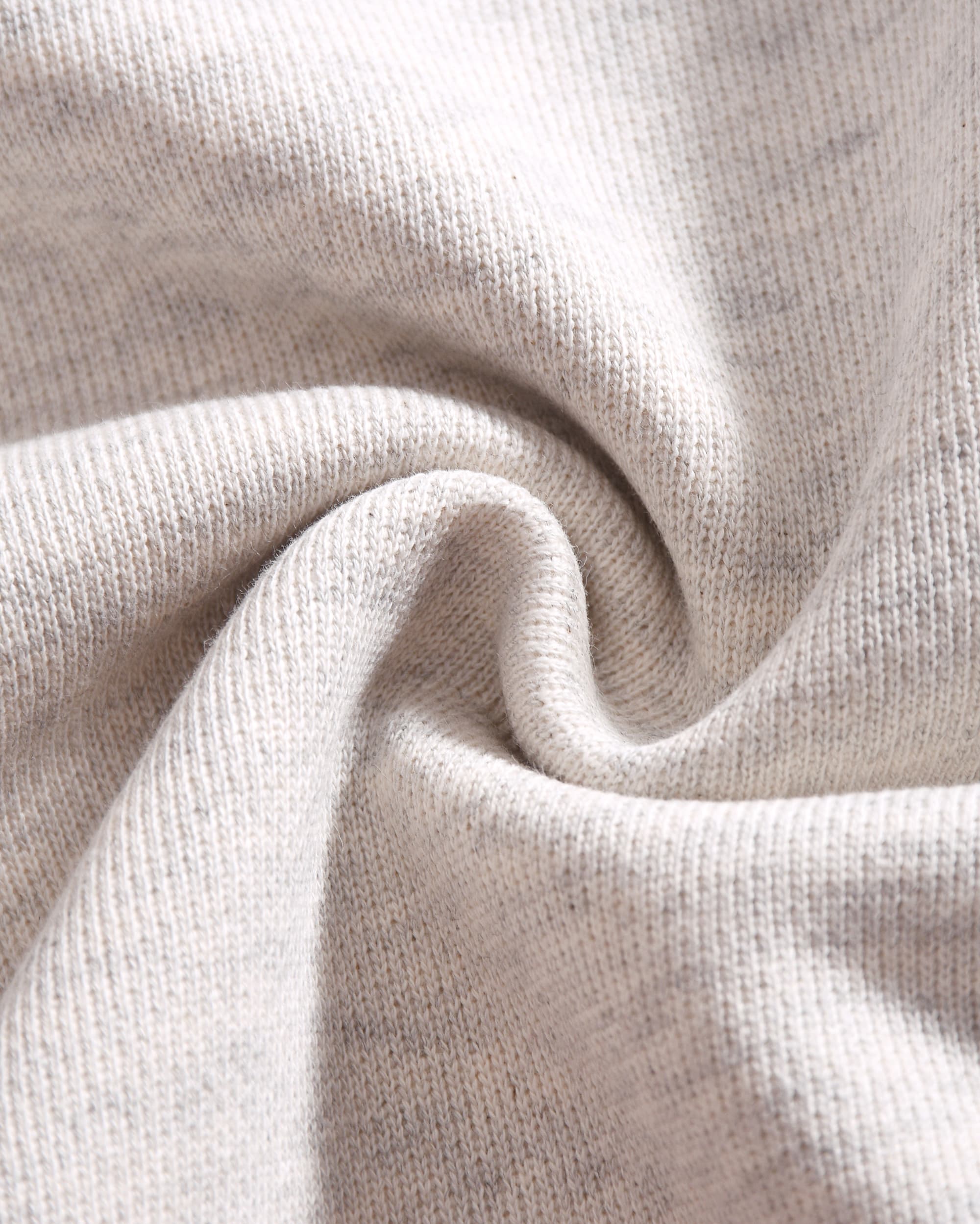 470g Ivory Gray Oversized Crewneck Sweatshirt