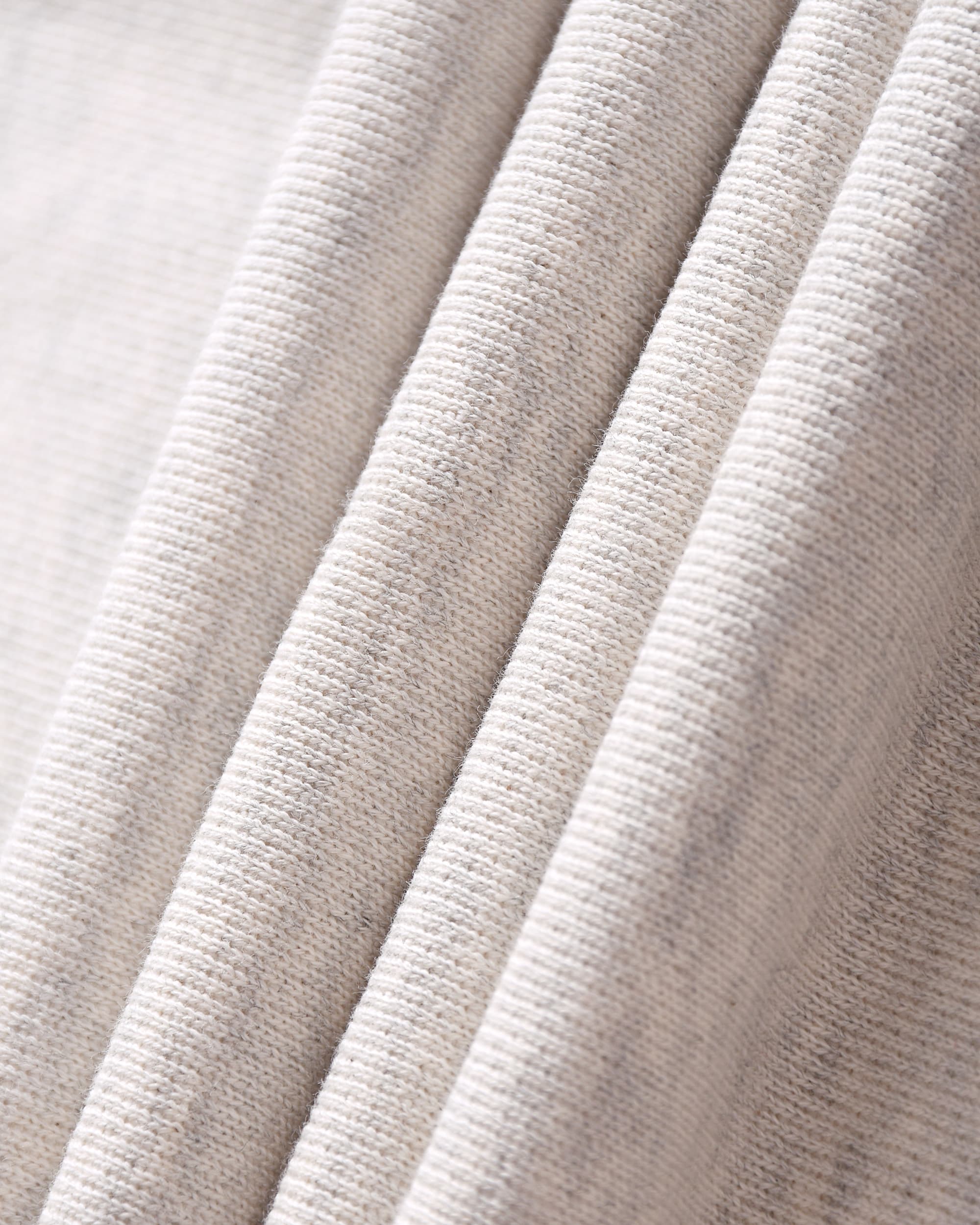 470g Ivory Gray Oversized Crewneck Sweatshirt