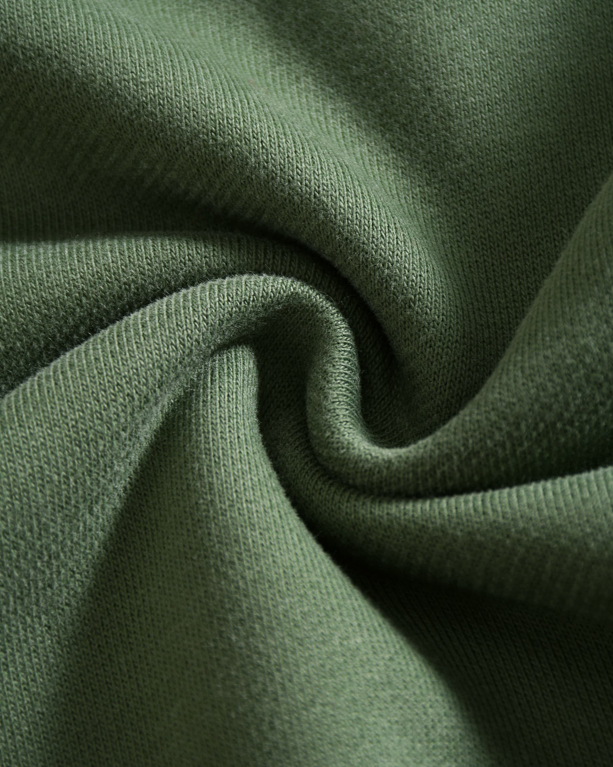 Moss Green Oversized Fleece Hoodie