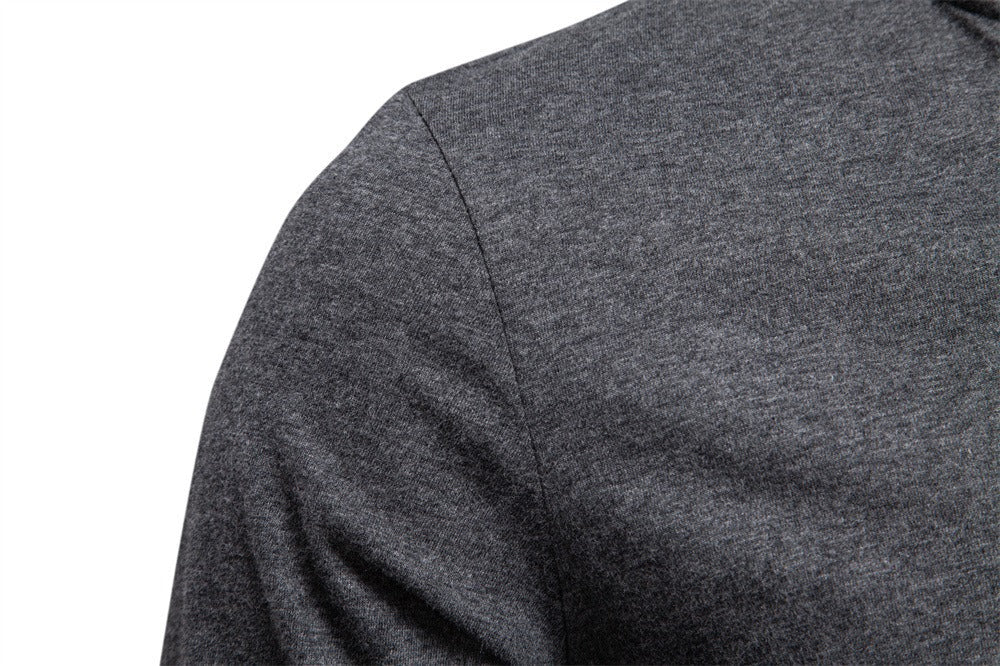 Cotton V-Neck Long Sleeve T-Shirt