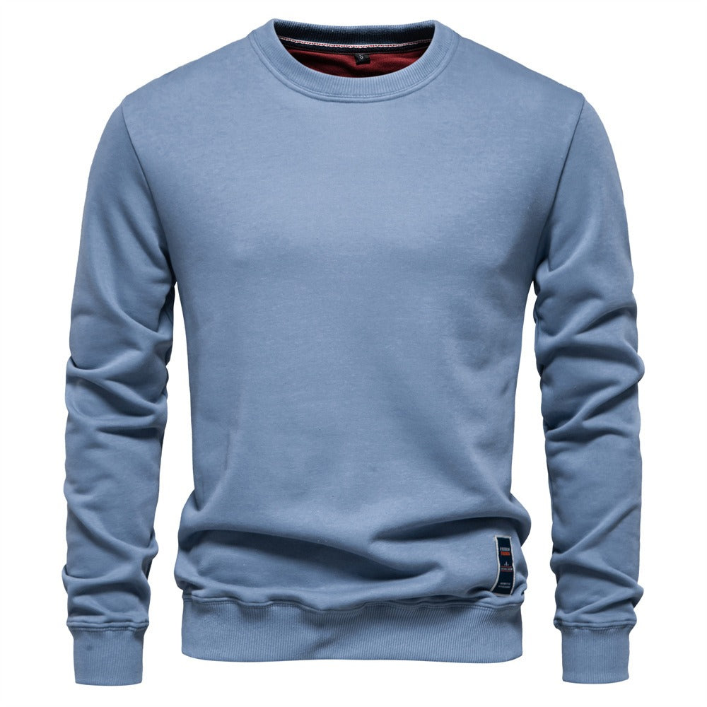 Solid Crewneck Sweatshirt