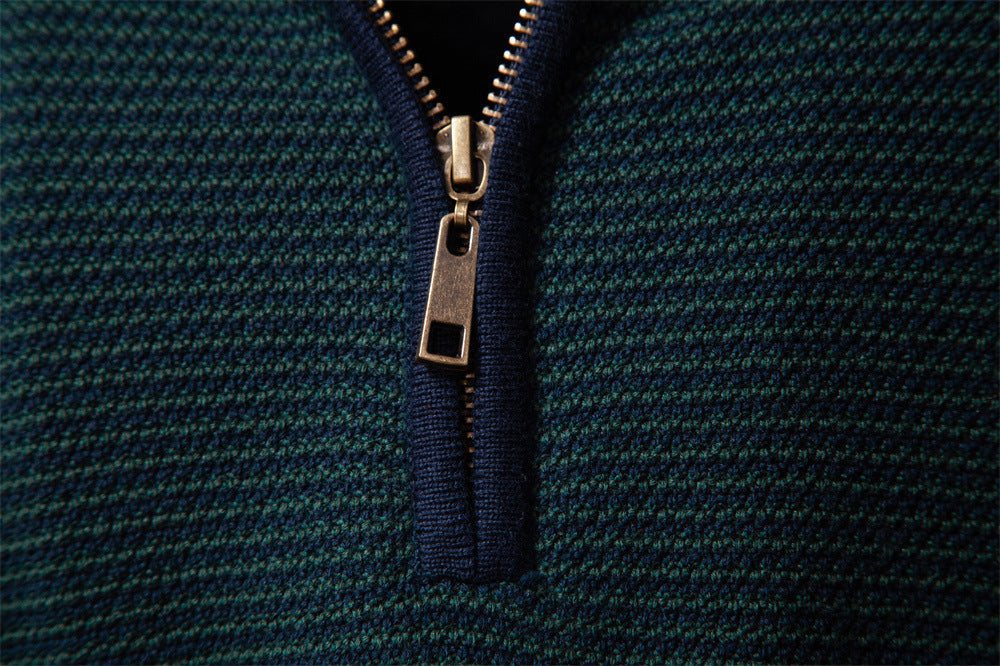 Men’s  Half-Zip Knit Sweater