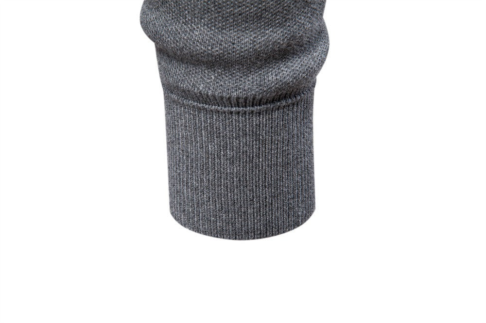 Men’s Zip-Up Knit Cardigan sweater