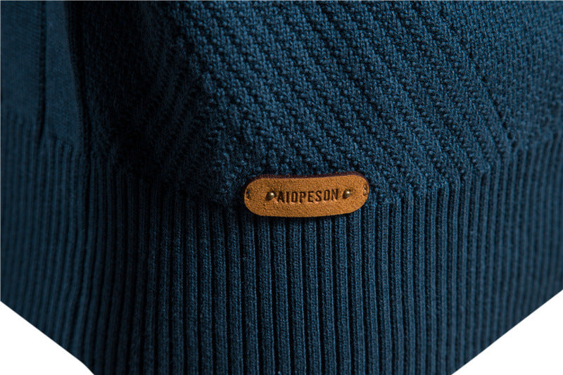 Men’s Jacquard Full-Zip Cardigan
